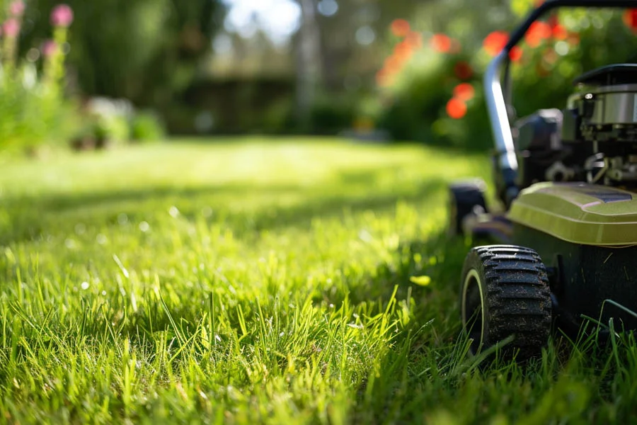 cordless battery lawn mower