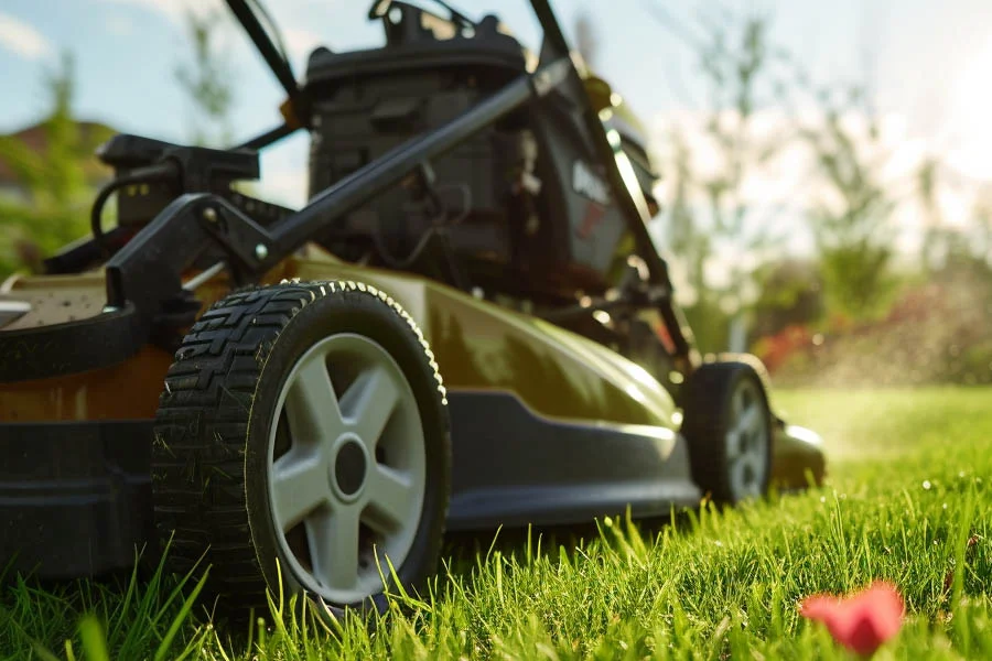 self propelled battery mower