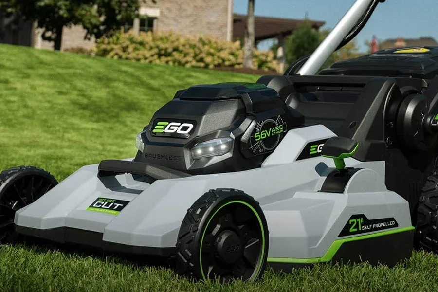 small electric push mower