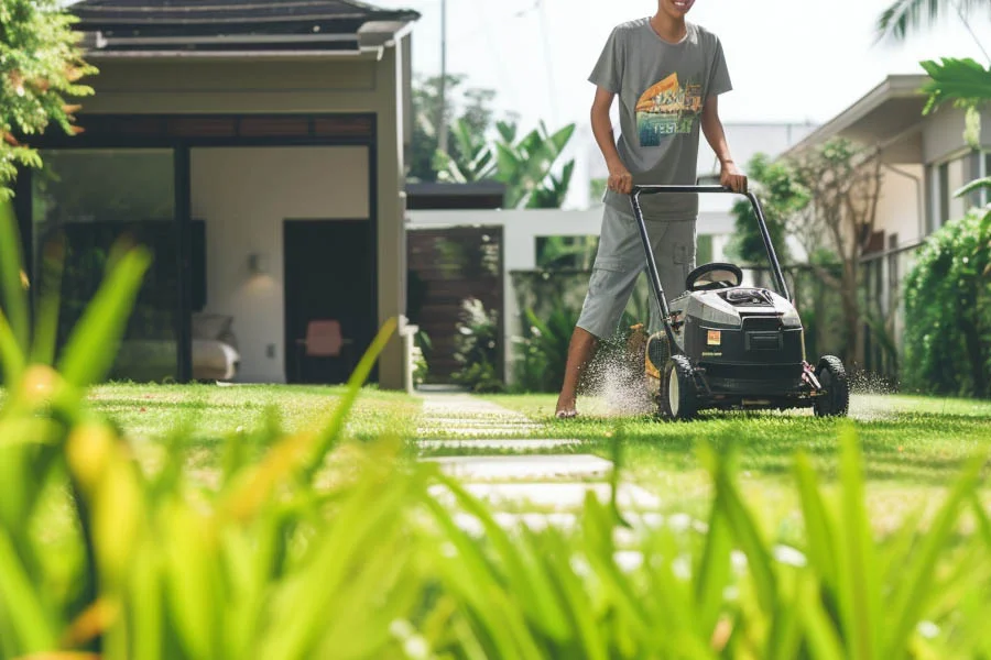 electric lawnmower