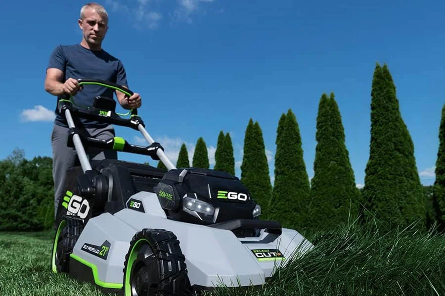 small electric push mower