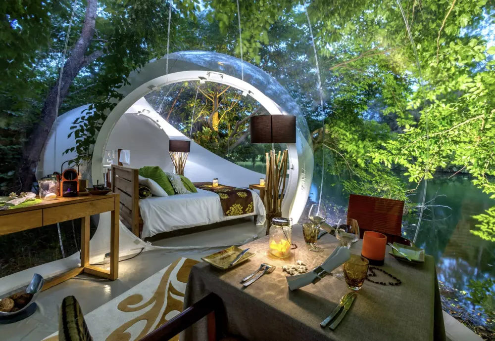 inflatable transparent bubble tent