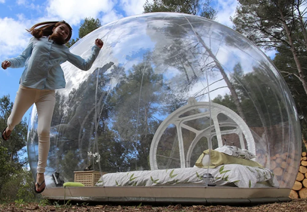 bubble tent party