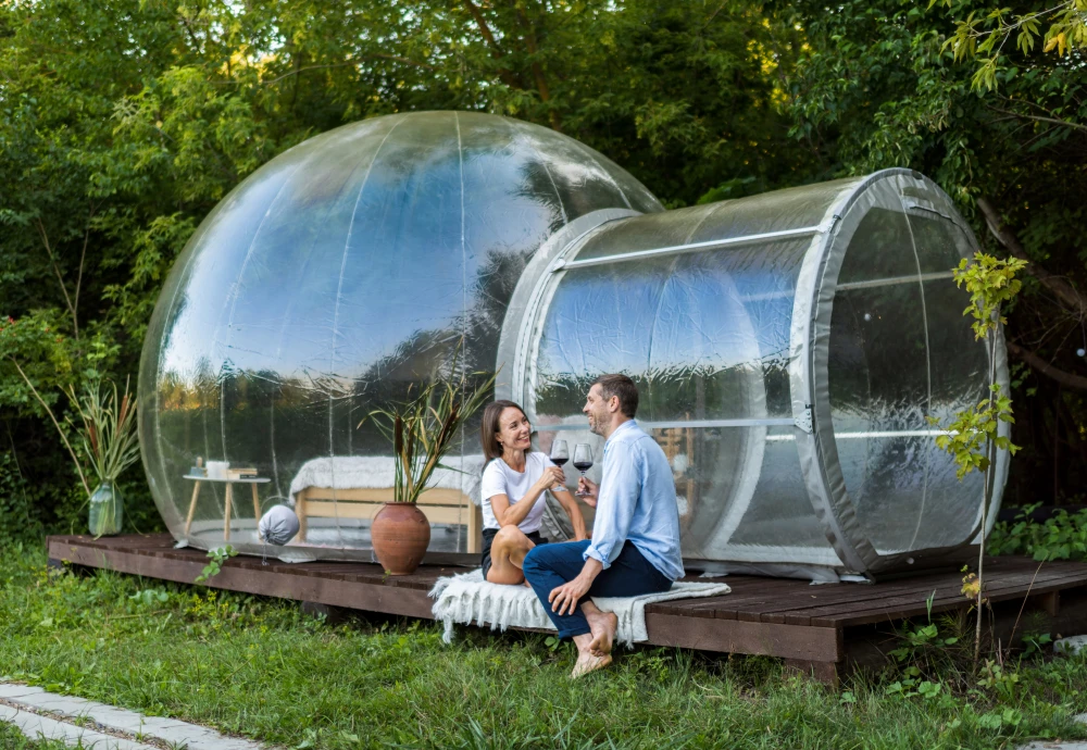 transparent igloo tent