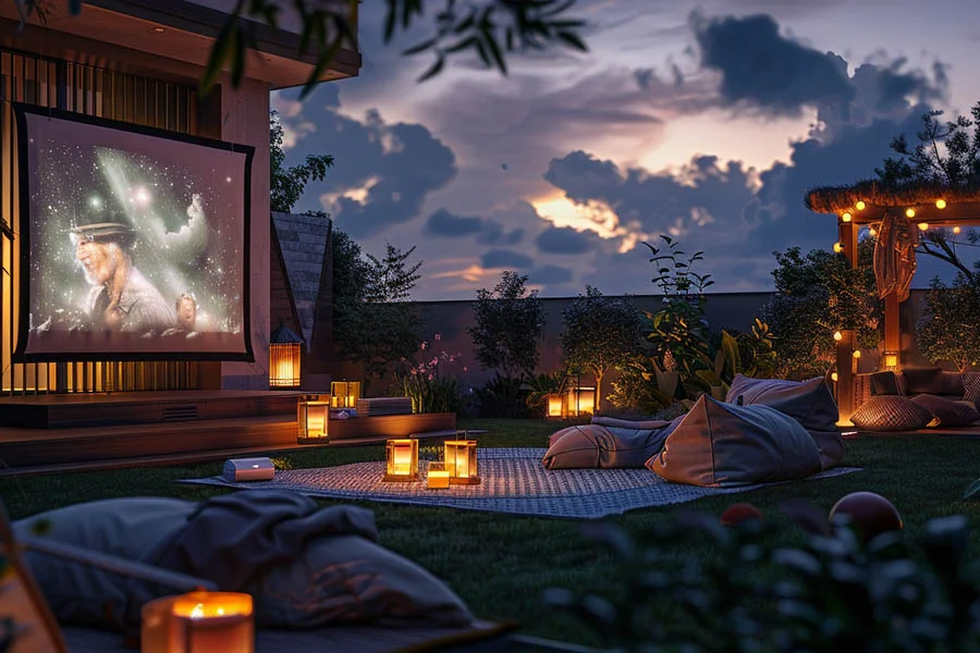 4k projector home theater