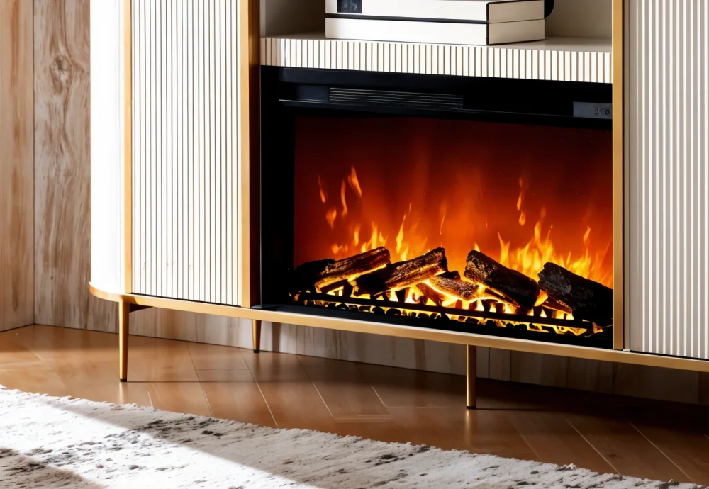 electric fireplace tv console