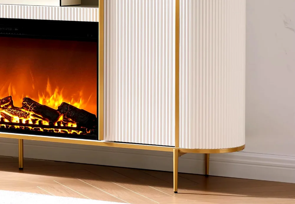 console electric fireplace